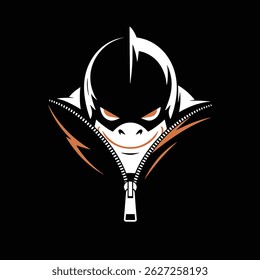 a monster peeking out from behind a zipper design art illustration stock photos premium quality