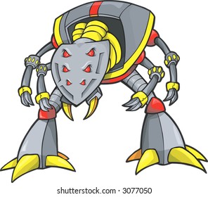 Monster Robot Vector Illustration