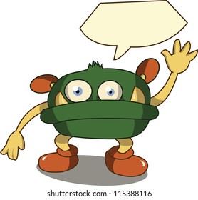 a monster says hello, or everything you want!