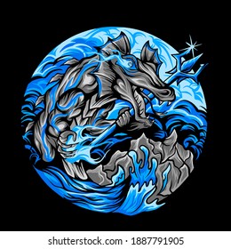 the  monster of sea called dragon
