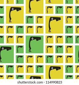 Monster - seamless pattern
