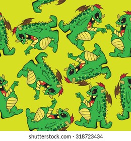 monster seamless pattern