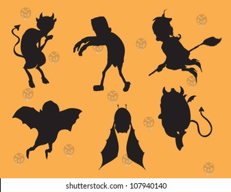 Monster Silhouettes