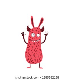 monster simple, vector illustration