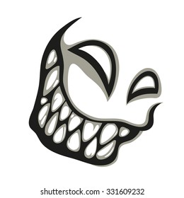 monster smirk toothy