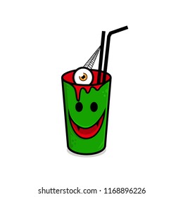 Monster Soda Vector illustration
