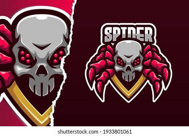 Monster Spider E-sport Logo Template