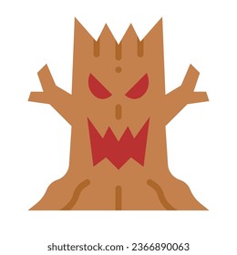 Monster-Baum-Flachsymbol, Vektorgrafik