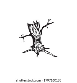 Monster tree sketch for your design needs