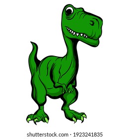 Monster Trex Cartoon Vector Funny Scary Stock Vector (Royalty Free ...