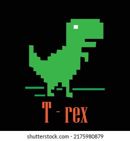 Monster T-rex  cartoon Vector. Funny and scapy Animals cartoon character illustration Clipart