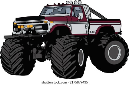 monster truck 4WD bigfoot pick up