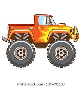 Monster truck clipart