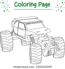 monster truck coloring page printable. Monster truck coloring page