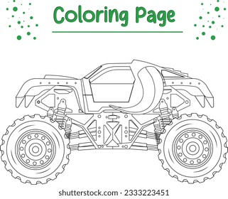 monster truck coloring page printable. Monster truck coloring page