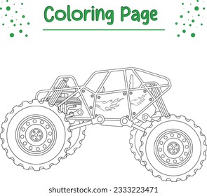 monster truck coloring page printable. Monster truck coloring page