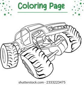 monster truck coloring page printable. Monster truck coloring page