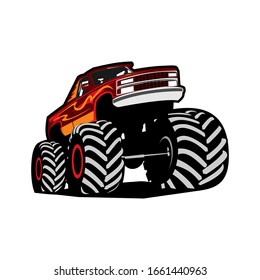 Monster Truck design vector art
