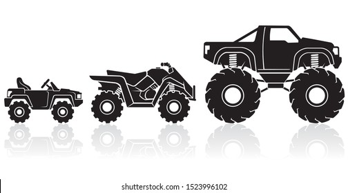 Download Monster Truck Silhouette High Res Stock Images Shutterstock