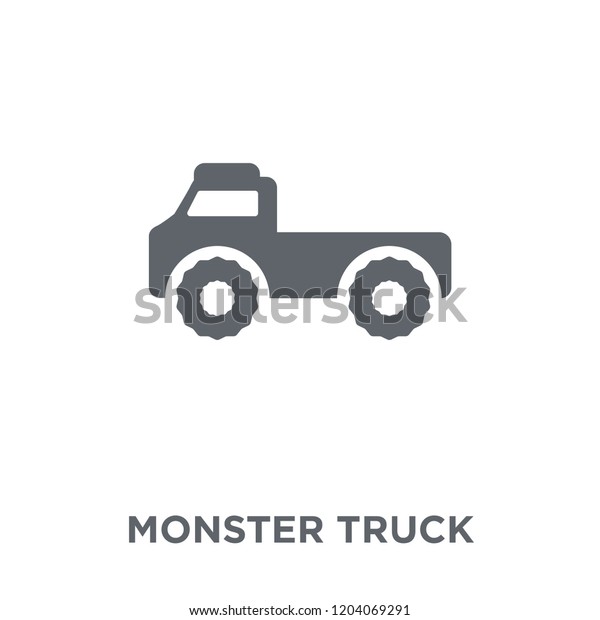 Monster truck icon. Monster truck design\
concept from Transportation collection. Simple element vector\
illustration on white\
background.