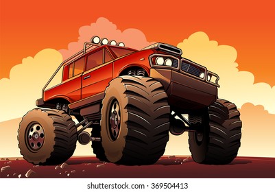 Monster Truck Sport Car