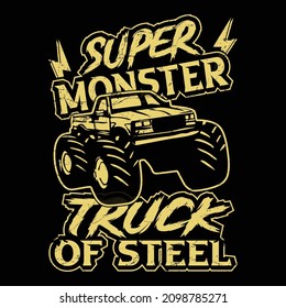 monster truck t-shirt design,
monster vector