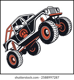 Monster Truck T-Shirt - Off-Road Vehicle Graphic Tee