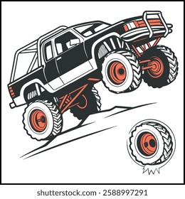 Monster Truck T-Shirt - Off-Road Vehicle Graphic Tee