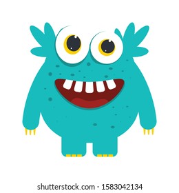 monster vector color flat icon 