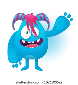 Monster Vector Illustration Stock Vector (royalty Free) 1026503692 