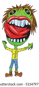 monster vector illustration
