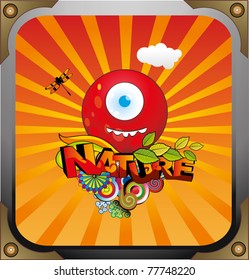 monster vector illustration