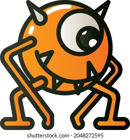 Monster vector illustration design flat