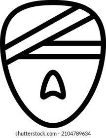 Monster-Vektorgrafik auf transparentem Hintergrund. Symbole in Premium-Qualität. Schlagt das Vektorsymbol für Konzept und Grafikdesign.