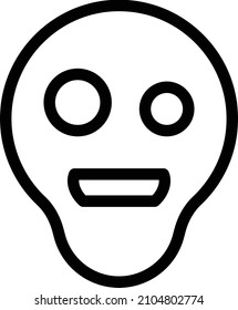 ilustración del vector monstruo en un fondo transparente. Símbolos de calidad premium. Icono vectorial de trazo para el concepto y diseño gráfico.