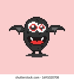 Ilustración vectorial montada en píxeles