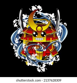 monster vector illustration for sukajan is mean japanese jacket design