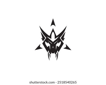 Monster Vector Logo Design Art 