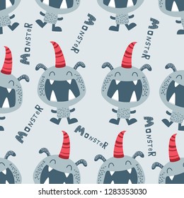 monster vector pattern