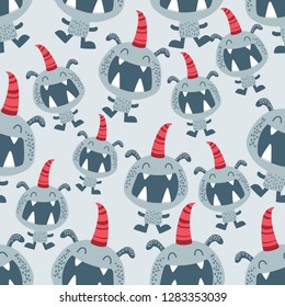 monster vector pattern