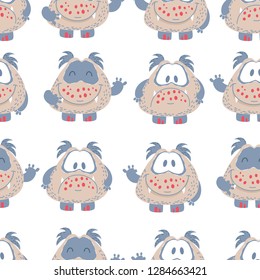 monster vector pattern