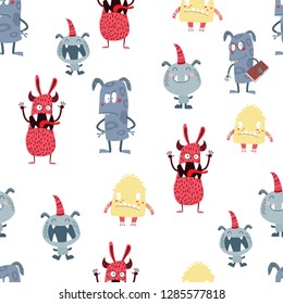 monster vector pattern