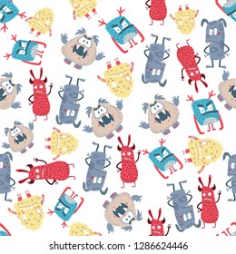 monster vector pattern