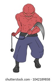 monster warrior draw