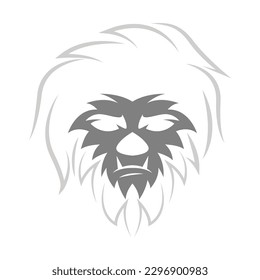 Monster Yeti logo icon design illustration