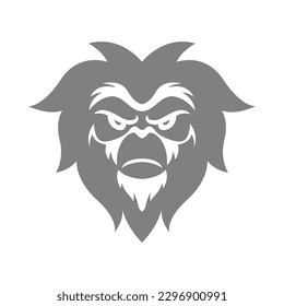 Monster Yeti logo icon design illustration