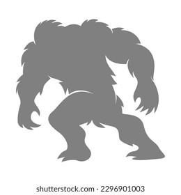 Monster Yeti logo icon design illustration