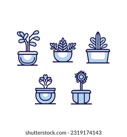 monstera indoor plants. plants icon illustration. nature decor icon illustration. flora element icon illustration