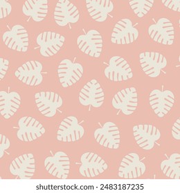 Fondo decorativo floral de la hoja de Monstera
