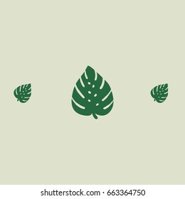 Monstera leaves seamless vector textile pattern. Exotic plant leaves background for websites, fabric or wrapping paper. Floral tropical fresh design elements, holidays, summer pattern, vacation.